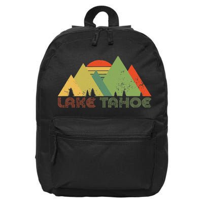 Lake Tahoe California Nevada Mountain Skiing Ski CA 16 in Basic Backpack
