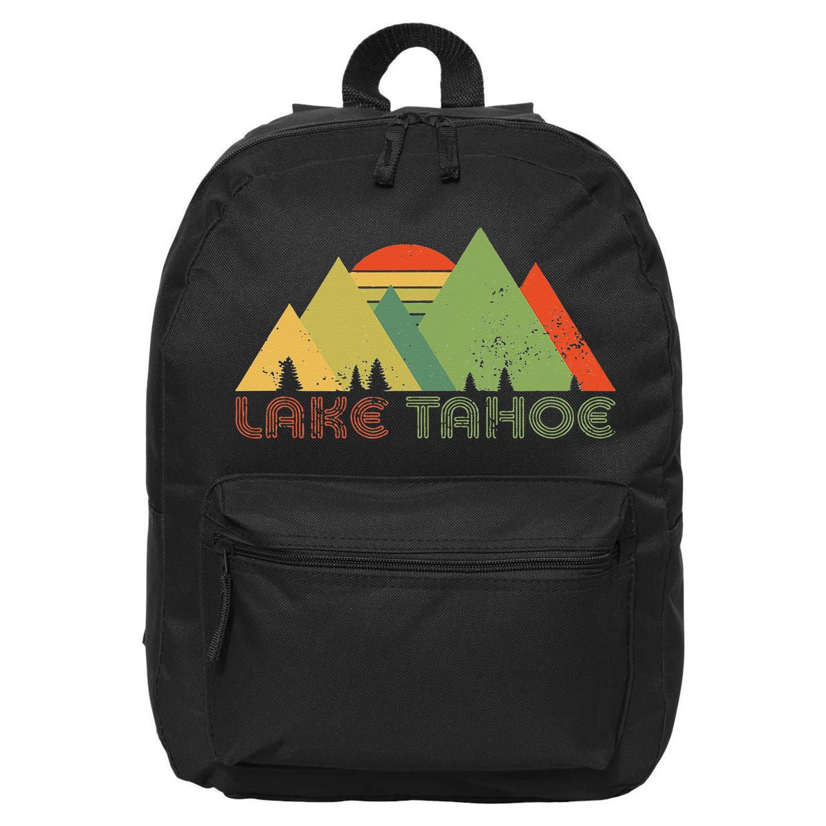 Lake Tahoe California Nevada Mountain Skiing Ski CA 16 in Basic Backpack