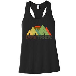 Lake Tahoe California Nevada Mountain Skiing Ski CA Women's Racerback Tank