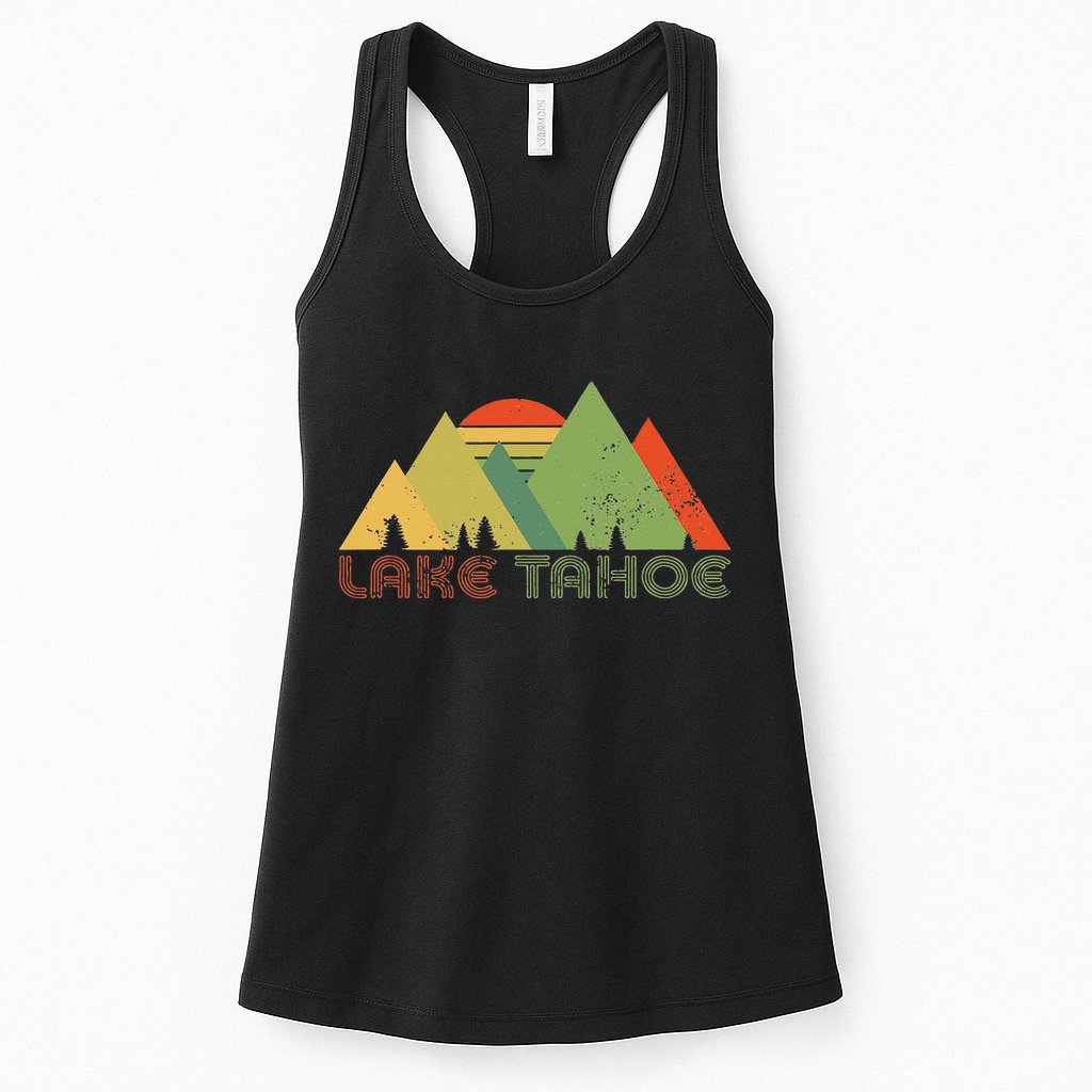 Lake Tahoe California Nevada Mountain Skiing Ski CA Womens Tank Top