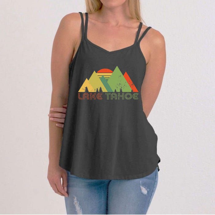 Lake Tahoe California Nevada Mountain Skiing Ski CA Women's Strappy Tank