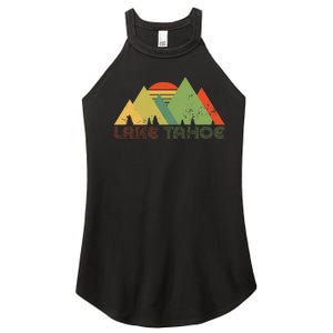 Lake Tahoe California Nevada Mountain Skiing Ski CA Women's Perfect Tri Rocker Tank