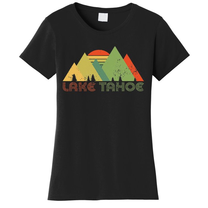 Lake Tahoe California Nevada Mountain Skiing Ski CA Women's T-Shirt