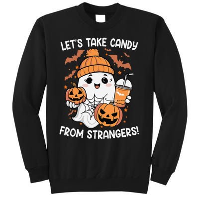 LetS Take Candy From Strangers Funny Halloween Sweatshirt