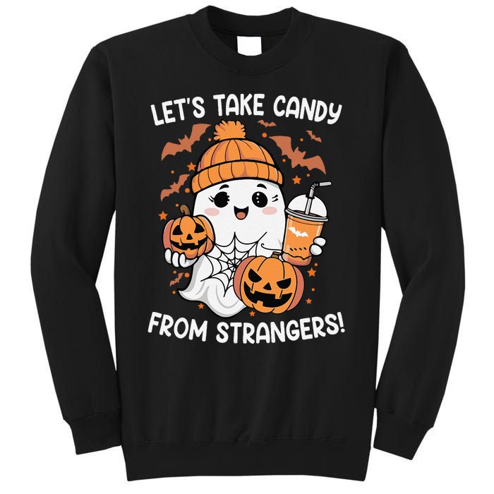 LetS Take Candy From Strangers Funny Halloween Sweatshirt