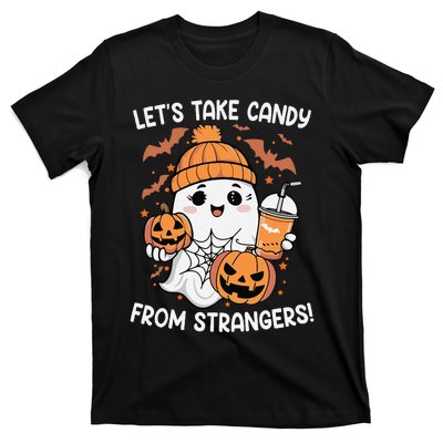 LetS Take Candy From Strangers Funny Halloween T-Shirt