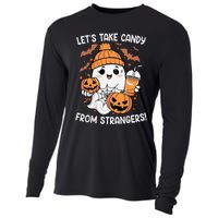 LetS Take Candy From Strangers Funny Halloween Cooling Performance Long Sleeve Crew