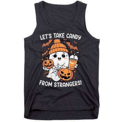 LetS Take Candy From Strangers Funny Halloween Tank Top