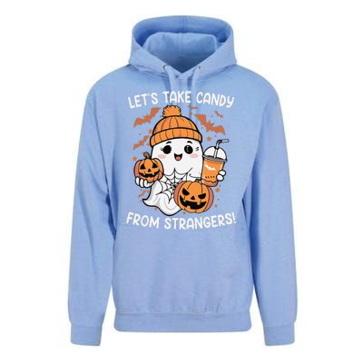 LetS Take Candy From Strangers Funny Halloween Unisex Surf Hoodie