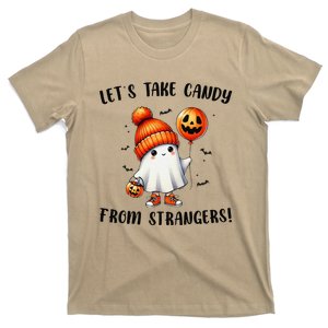 LetS Take Candy From Strangers Funny Halloween T-Shirt