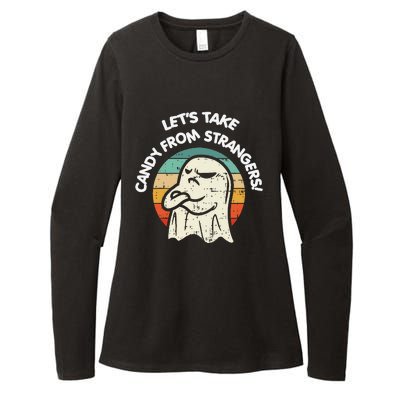 LetS Take Candy From Strangers Funny Halloween Womens CVC Long Sleeve Shirt