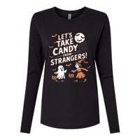 LetS Take Candy From Strangers Halloween Womens Cotton Relaxed Long Sleeve T-Shirt