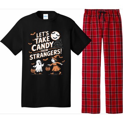 LetS Take Candy From Strangers Halloween Pajama Set