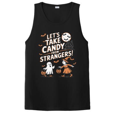 LetS Take Candy From Strangers Halloween PosiCharge Competitor Tank