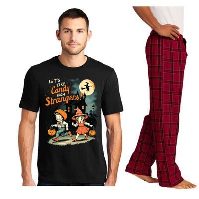 LetS Take Candy From Strangers Halloween Pajama Set