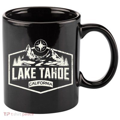 Lake Tahoe California 11oz C Handle Ceramic Mug