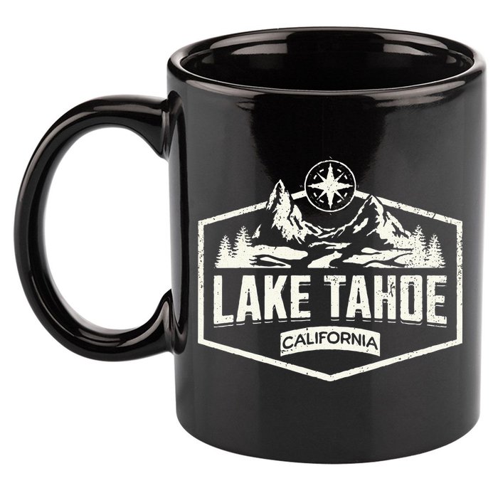 Lake Tahoe California 11oz C Handle Ceramic Mug