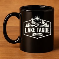 Lake Tahoe California 11oz C Handle Ceramic Mug