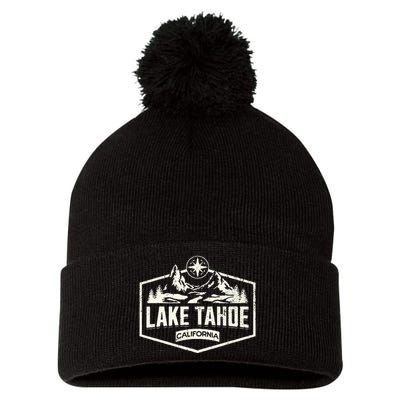 Lake Tahoe California Pom Pom 12in Knit Beanie