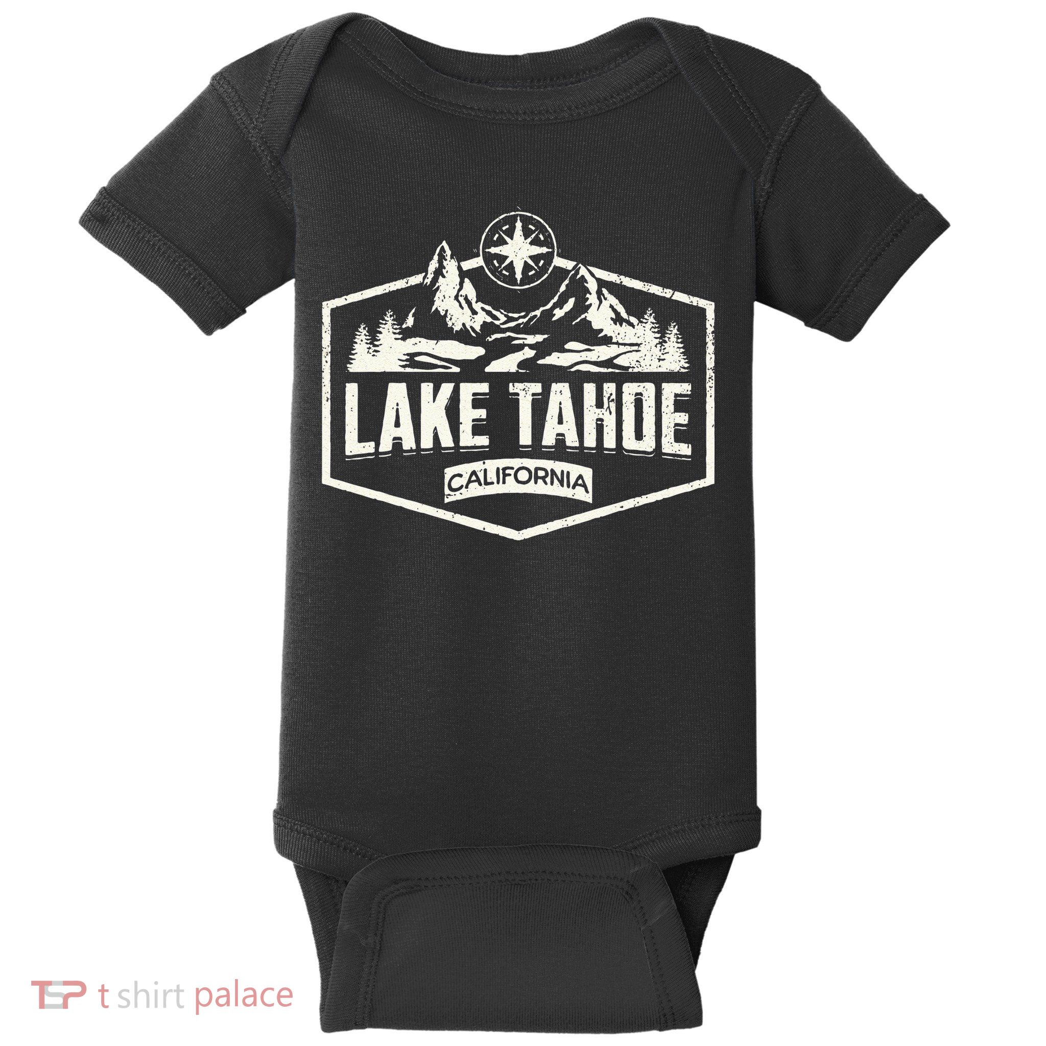 Lake Tahoe California Baby Bodysuit