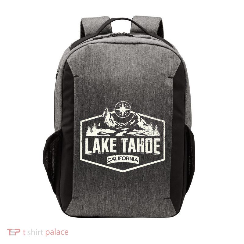 Lake Tahoe California Vector Backpack