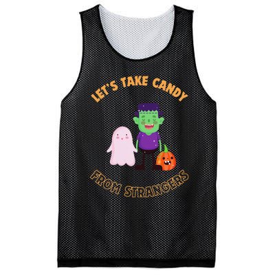 LetS Take Candy From Strangers On Halloween Mesh Reversible Basketball Jersey Tank