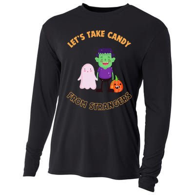 LetS Take Candy From Strangers On Halloween Cooling Performance Long Sleeve Crew