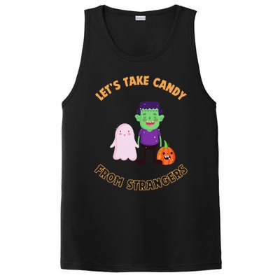 LetS Take Candy From Strangers On Halloween PosiCharge Competitor Tank