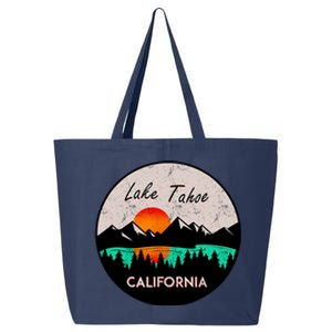 Lake Tahoe California Republic Skiing Ski Lake Boat 25L Jumbo Tote