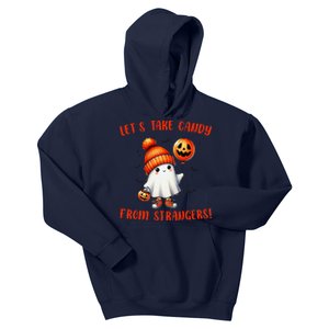 LetS Take Candy From Strangers Funny Halloween Kids Hoodie