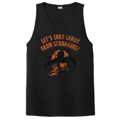 LetS Take Candy From Strangers Funny Halloween PosiCharge Competitor Tank