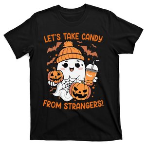 LetS Take Candy From Strangers Funny Halloween T-Shirt