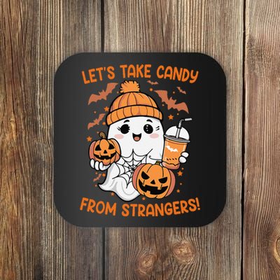 LetS Take Candy From Strangers Funny Halloween Coaster