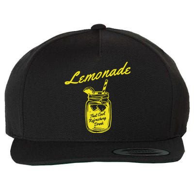 Lemonade That Cool Refreshing Drink Wool Snapback Cap