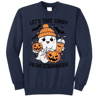 LetS Take Candy From Strangers Funny Halloween Sweatshirt