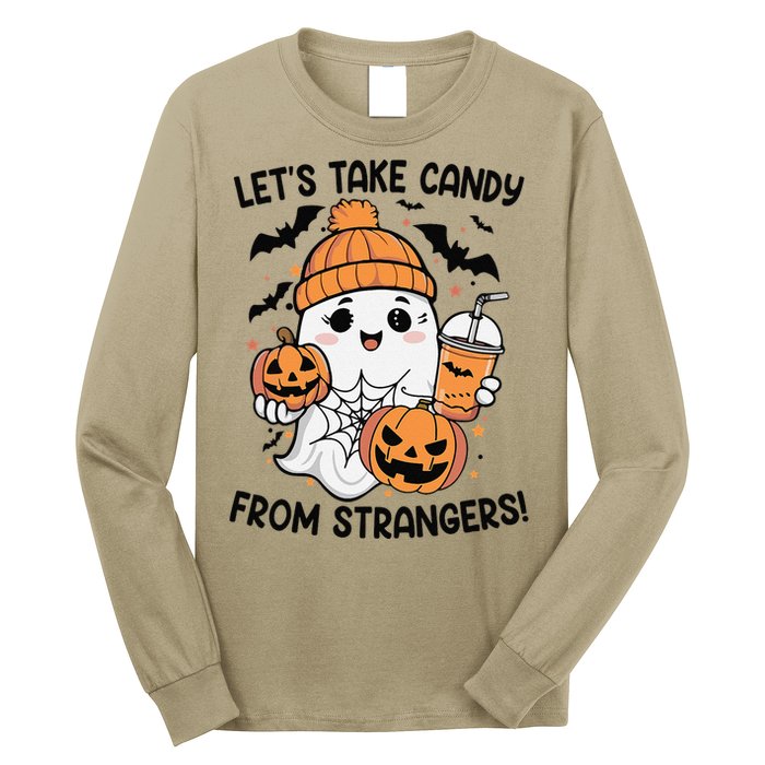 LetS Take Candy From Strangers Funny Halloween Long Sleeve Shirt