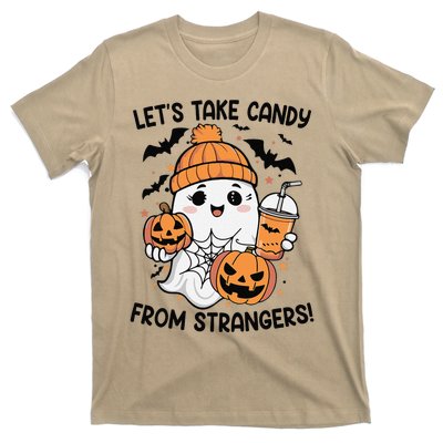 LetS Take Candy From Strangers Funny Halloween T-Shirt