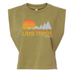 Lake Tahoe California Mountain Lake Life Garment-Dyed Women's Muscle Tee