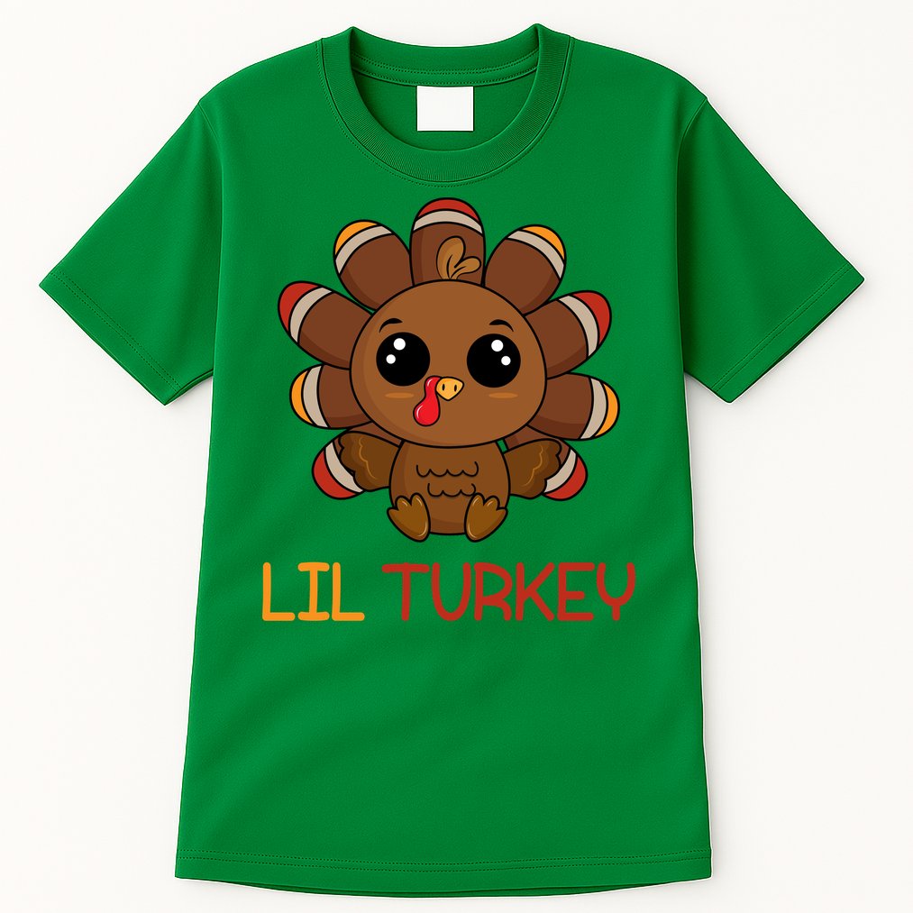 Lil Turkey Cute Thanksgiving Tall T-Shirt