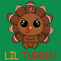 Lil Turkey Cute Thanksgiving Tall T-Shirt