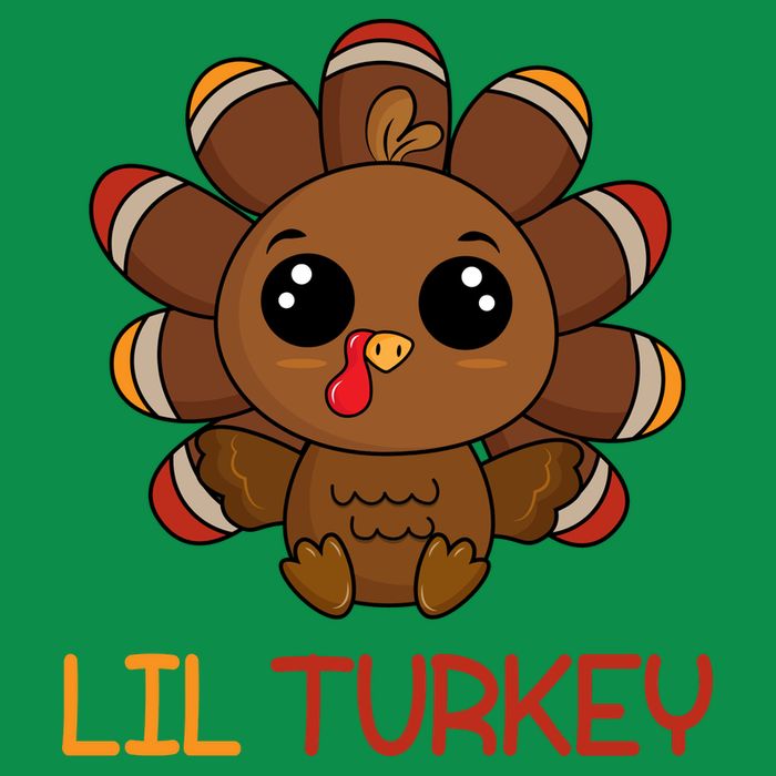 Lil Turkey Cute Thanksgiving Tall T-Shirt