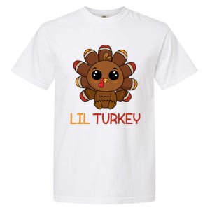 Lil Turkey Cute Thanksgiving Garment-Dyed Heavyweight T-Shirt