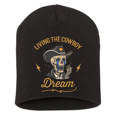 Living The Cowboy Dream Short Acrylic Beanie