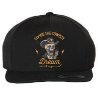 Living The Cowboy Dream Wool Snapback Cap