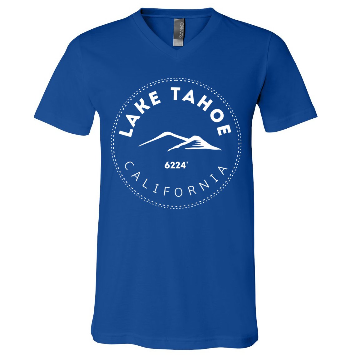 Lake Tahoe California Mountainous Gift V-Neck T-Shirt