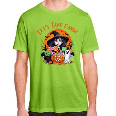 Let’S Take Candy Funny Halloween Adult ChromaSoft Performance T-Shirt