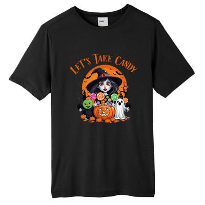 Let’S Take Candy Funny Halloween Tall Fusion ChromaSoft Performance T-Shirt