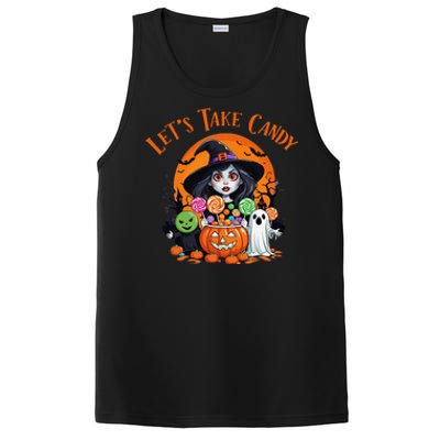 Let’S Take Candy Funny Halloween PosiCharge Competitor Tank