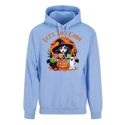 Let’S Take Candy Funny Halloween Unisex Surf Hoodie