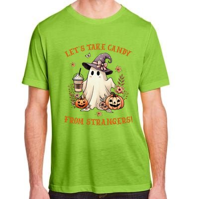 LetS Take Candy From Strangers Funny Halloween Adult ChromaSoft Performance T-Shirt